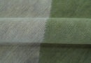 Custom Made Modern Geometrical Design Green And Gray Hand knotted wool Area Rug