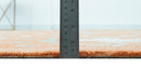 Custom Made Oriental Uzbek Design Floral Rust Hand Tufted Wool Area Rug