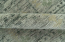 Custom Made Rug Modern Transitional Design Beige And Green Hand Knotted wool