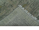 Custom Made Rug Modern Transitional Design Beige And Green Hand Knotted wool