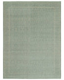 Custom Made Silver Traditional Silver Hand Knotted Wool Rug