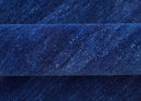 Custom Made Solid Modern Blue Hand Tufted thick Wool Area Rug
