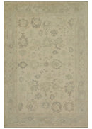 Custom Made Traditional Camel and Silver Antique Style Oushak Hand knotted Wool Area Rug