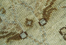 Custom Made Traditional Design Beige And Brown Hand Knotted wool area rug