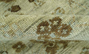 Custom Made Traditional Design Beige And Brown Hand Knotted wool area rug