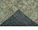 Custom Made Traditional Design Olive Hand Knotted Wool Area Rug