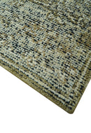 Custom Made Traditional Design Olive Hand Knotted Wool Area Rug