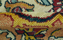 Custom Made Traditional Heriz Design Rust And Ivory Hand Knotted Wool Rug