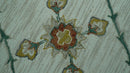 Custom Made Traditional Oriental Design Beige And Ivory Hand-Tufted Wool Area Rug