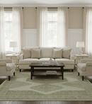 Custom Made Traditional Turkish Design Beige Hand knotted Wool Area Rug