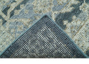 Custom Made Traditional Turkish Gray And Charcoal Hand Knotted Wool Rug