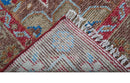 Custom Made Traditional Turkish Red And Brown Hand Knotted Wool Rug