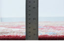 Custom Made Traditional Turkish Red And Brown Hand Knotted Wool Rug