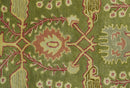 Custom Made Tree of life Green And Red Traditional Design Hand Tufted Wool Rug