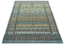 Custom Made Turkish Design Multi color Hand Knotted Wool Rug