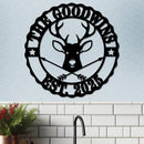 Custom Name and Est Date with Deer Design