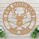 Custom Name and Est Date with Deer Design