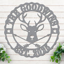 Custom Name and Est Date with Deer Design