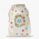 Custom Puzzle Drawstring Sack