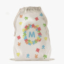 Custom Puzzle Drawstring Sack