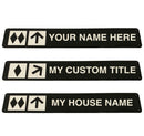 Golf Cart Personalized Plate/Sign - Various Color Options!