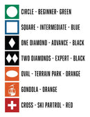 Custom Ski Trail Metal Sign