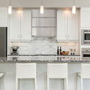 Akicon 36" Stainless Steel Wall Mount Range Hood, 3 Stacks Kitchen Hood with 600 CFM Vent Motor