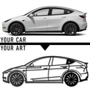 Custom Car Metal Wall Art with Spinning Wheels, Personalized Car Design, Custom Auto Gift for Men, Garage Decor, Your Car Line Art-KAFMEKA048