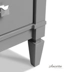 Kayleigh Bathroom Vanity with Sink and Carrara White Marble Top Cabinet Set