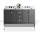 Kayleigh Bathroom Vanity with Sink and Carrara White Marble Top Cabinet Set