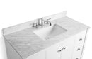 Kayleigh Bathroom Vanity with Sink and Carrara White Marble Top Cabinet Set
