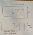 Customized Farmhouse 16 Gauge Copper Kitchen Sink