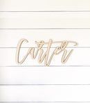 Personalized Custom Wood Name Sign