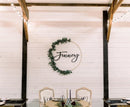 Personalized Custom Wood Name Sign