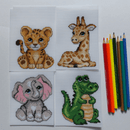 "Cute Animals" 121CS Counted Cross-Stitch Kit