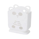 Cute bear coral & white cutlery organizer stand kitchen storage