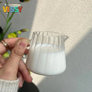 Cute bear glass cups with ceramic base – kitchen coffee drinkware