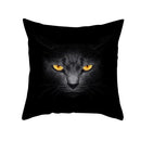 Cute black cat pillowcases bedroom animal print cushion covers