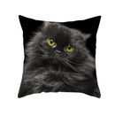 Cute black cat pillowcases bedroom animal print cushion covers
