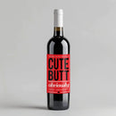 Cute Butt Anniversary Wine Label