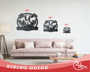Custom Metal Spring Calf Wall Art | Indoor Outdoor | Up to 46" | Over 20 Color Options
