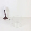 Cute cartoon cow pattern glass mug with spoon lid dining room