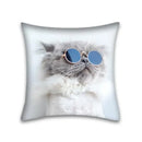 Cute cat anime pillow case – bedroom and living room square cushion