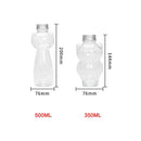 Cute cat beverage bottle for kitchen portable coffee and juice cup