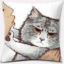Cute cat kiss love cartoon pillowcase set – bedroom decor