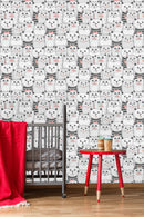 Cute Cats Colorful Wallpaper