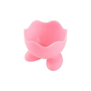 Cute colorful silicone egg cup holder kitchen breakfast tool