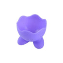 Cute colorful silicone egg cup holder kitchen breakfast tool
