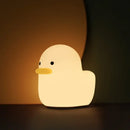 Cute dull duck night light yellow bedroom bedside lamp