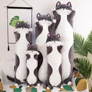 Cute gray & white husky dog body pillow bedroom decor